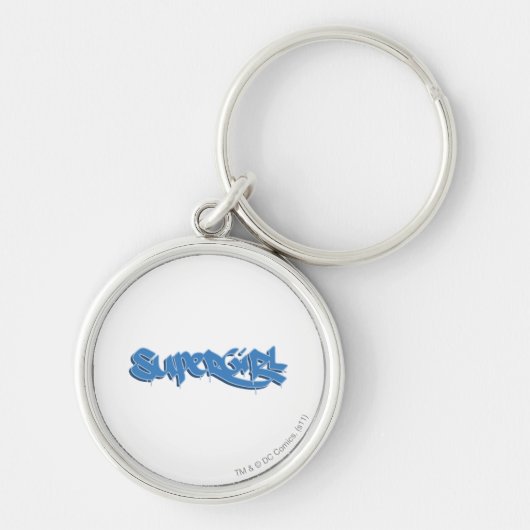 Supergirl Blue Logo Sleutelhanger (Voorkant)