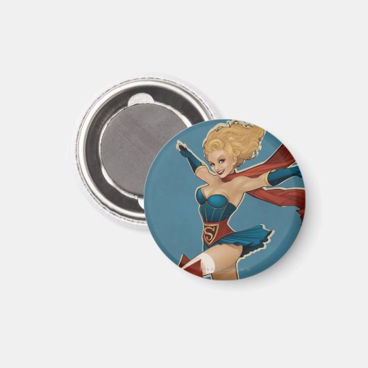 Supergirl Bombshell Magneet (Voorkant / Achterkant)