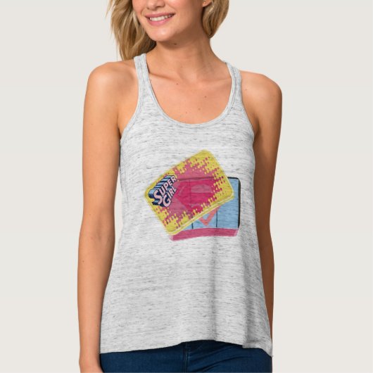 Supergirl Box Tanktop (Voorkant)