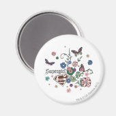 Supergirl Butterflies Magneet (Voorkant / Achterkant)