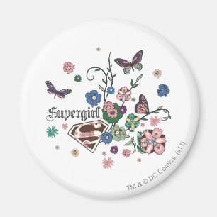 Supergirl Butterflies Magneet