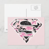 Supergirl Camouflage Logo Briefkaart (Voorkant / Achterkant)