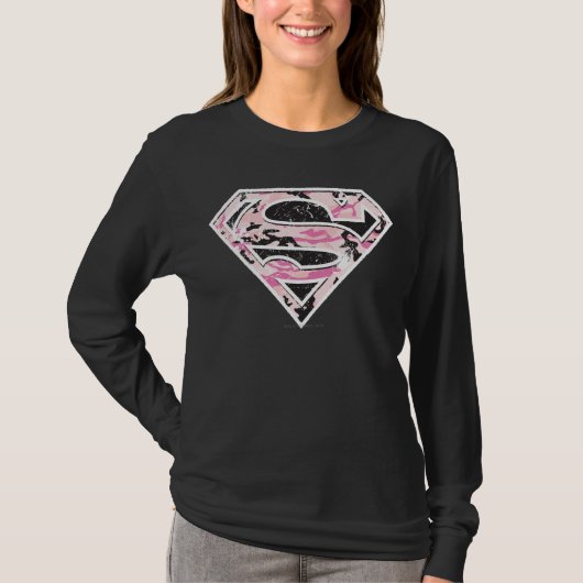 Supergirl Camouflage Logo T-shirt (Voorkant)