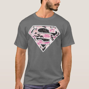 Supergirl Camouflage Logo T-shirt