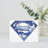 Supergirl Cloud Logo Briefkaart (Staand voorkant)