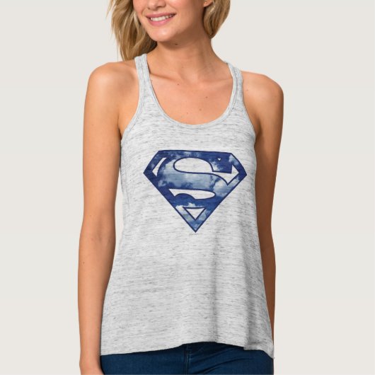 Supergirl Cloud Logo Tanktop (Voorkant)