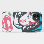 Supergirl Color Splash Swirls 3 Case-Mate iPhone Case (Achterkant (horizontaal))