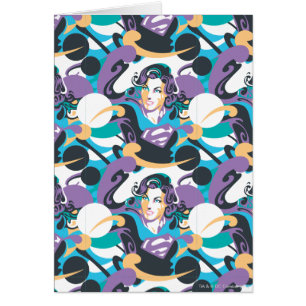 Supergirl Color Splash Swirls Pattern 5