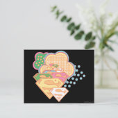 Supergirl Colorful Cloud Logo Briefkaart (Staand voorkant)