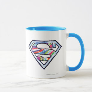 Supergirl Colorful Sketch Logo Mok