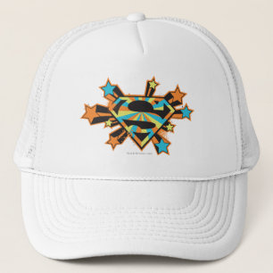 Supergirl Colorful Stars Logo Trucker Pet