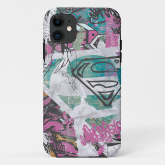 Supergirl Comic Capers Patroon 11 iPhone 11 Hoesje