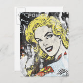 Supergirl Comic Caps 1 Briefkaart (Voorkant / Achterkant)