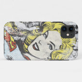 Supergirl Comic Caps 1 Case-Mate iPhone Case (Achterkant (horizontaal))