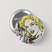 Supergirl Comic Caps 1 Ronde Button 5,7 Cm (Voorkant /achterkant)