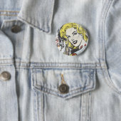 Supergirl Comic Caps 1 Ronde Button 5,7 Cm (In situ)