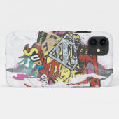 Supergirl Comic Caps 4 Case-Mate iPhone Case (Achterkant (horizontaal))