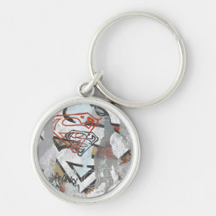 Supergirl Comic Caps Patroon 1 Sleutelhanger