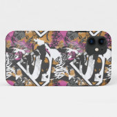 Supergirl Comic Caps Patroon 3 Case-Mate iPhone Case (Achterkant (horizontaal))