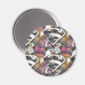 Supergirl Comic Caps Patroon 3 Magneet (Voorkant / Achterkant)