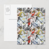 Supergirl Comic Caps Patroon 9 Briefkaart (Voorkant / Achterkant)