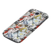 Supergirl Comic Caps Patroon 9 Case-Mate Samsung Galaxy Hoesje (Onderkant)