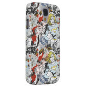 Supergirl Comic Caps Patroon 9 Case-Mate Samsung Galaxy Hoesje (Back/Rechts)