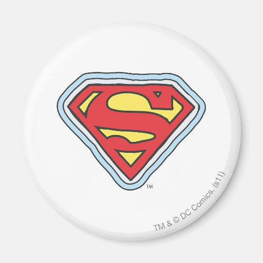 Supergirl Comic Logo Magneet (Voorkant)