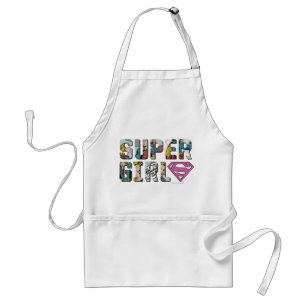 Supergirl Comic Logo Standaard Schort
