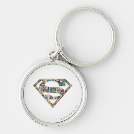 Supergirl Comic Strip Logo Sleutelhanger (Voorkant)