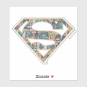 Supergirl Comic Strip Logo Sticker (Vel)