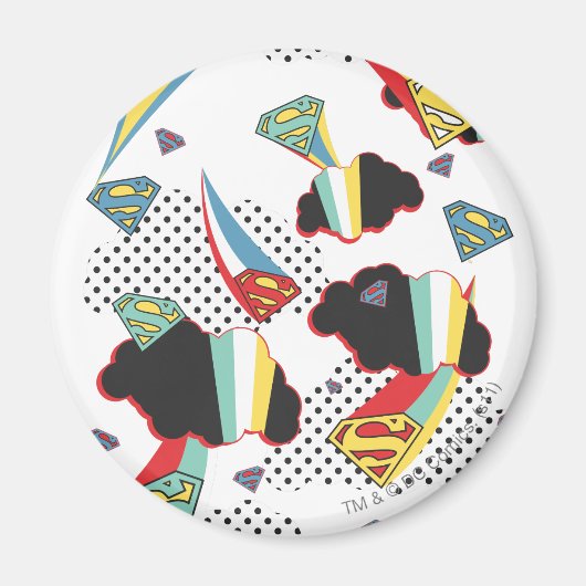 Supergirl Crazy Sky Magneet (Voorkant)