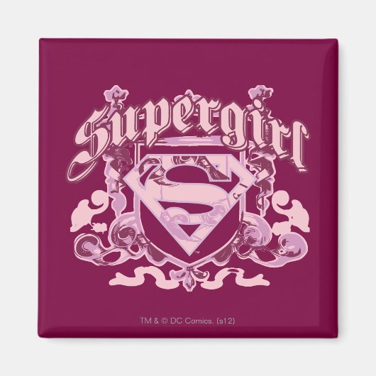Supergirl Crest Design Magneet (Voorkant)
