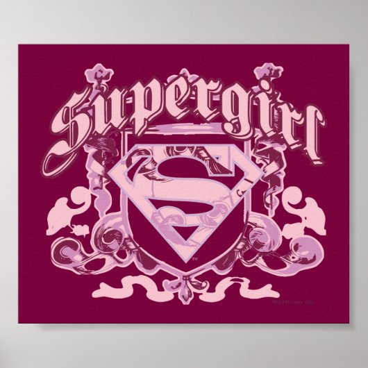 Supergirl Crest Design Poster (Voorkant)