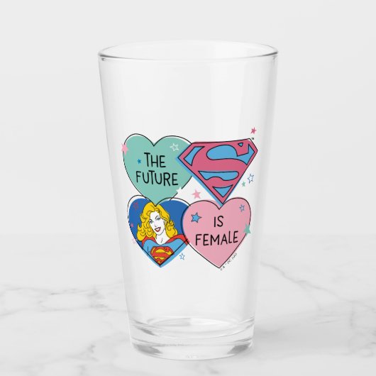 Supergirl "De toekomst is Vrouw" Glas (Voorkant)