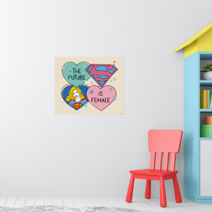 Supergirl "De toekomst is Vrouw" Poster