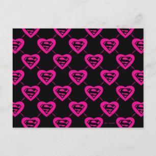 Supergirl diagonaal patroon briefkaart