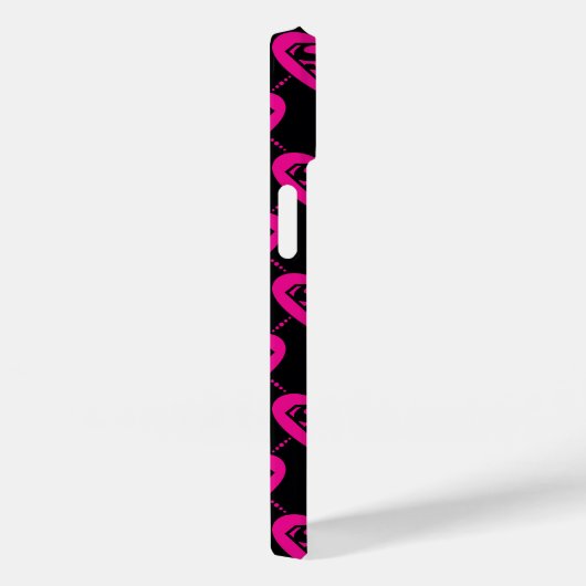Supergirl diagonaal patroon Case-Mate iPhone case (Achterkant / Rechts)