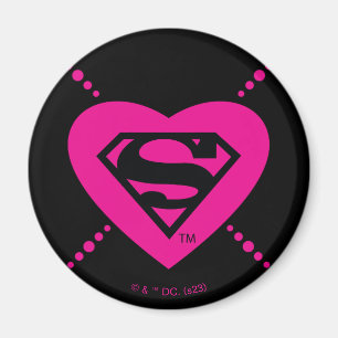 Supergirl diagonaal patroon magneet
