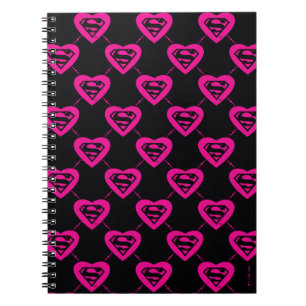 Supergirl diagonaal patroon notitieboek