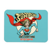 Supergirl doet alles beter dan jij magneet (Horizontaal)