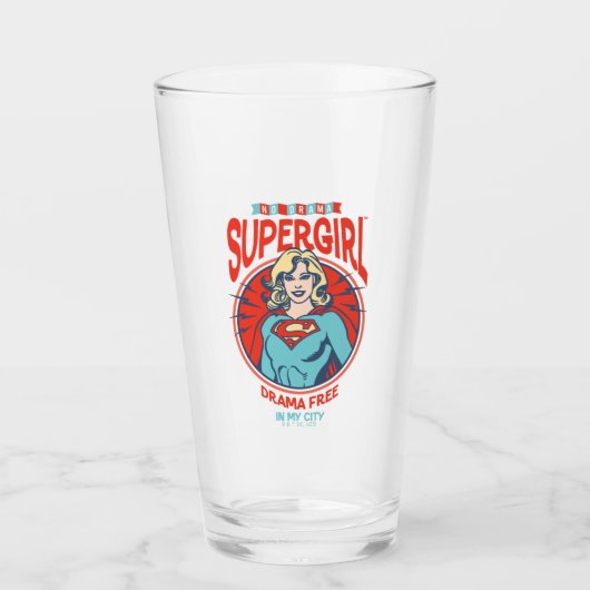 Supergirl Drama gratis in mijn stad Glas (Voorkant)
