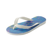 Supergirl en Logo gekleurde contouren Kinder Teenslippers (Schuin)