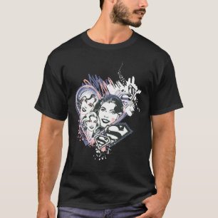 Supergirl Face Collage T-shirt