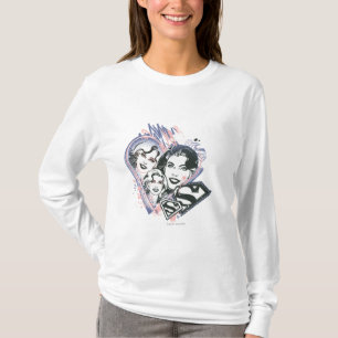 Supergirl Face Collage T-shirt