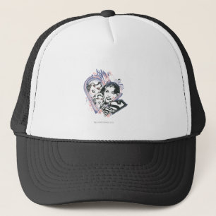 Supergirl Face Collage Trucker Pet