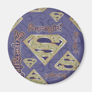 Supergirl Fancy Logo Collage Magneet