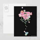 Supergirl Flower Madness Briefkaart (Voorkant / Achterkant)