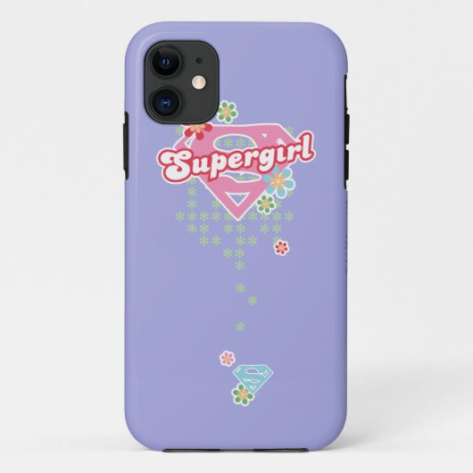 Supergirl Flower Madness Case-Mate iPhone Case (Achterkant)