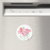Supergirl Flower Madness Magneet (Insitu (Vaatwasser))